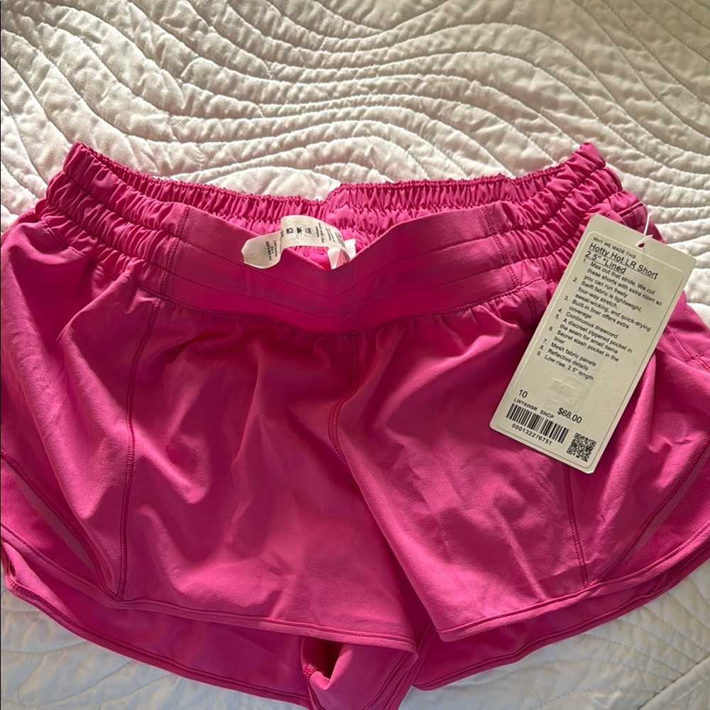 Lululemon Athletica Pink Athletic Shorts Lightweight Moisture-Wicking